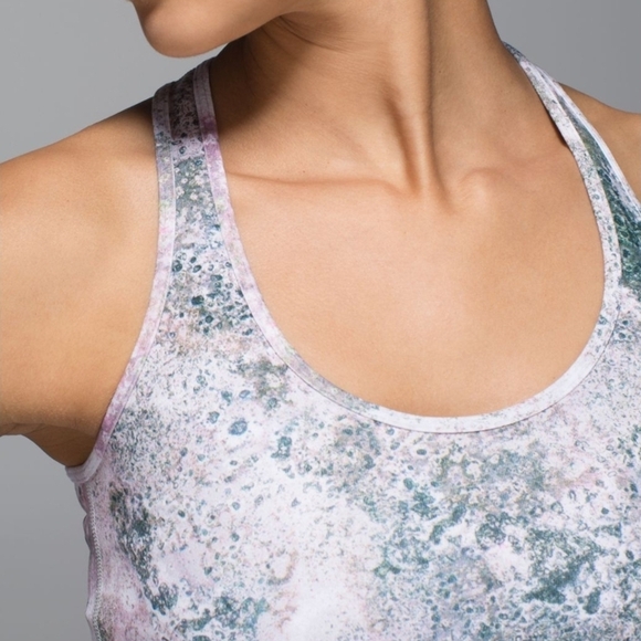 Lululemon Cool Racerback Tank Top Sugar Crush Size 6 Yoga Running Fitness - Picture 2 of 11